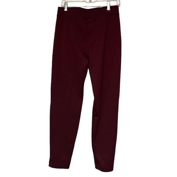 Croft & Barrow Pants Womans Size Small Pull on Maroon Tummy Control Stretch - Picture 4 of 9